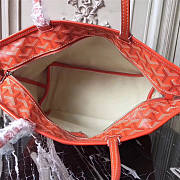 Goyard Shopping 30 Zipper Orange Bag 8530 - 3