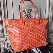 Goyard Shopping 30 Zipper Orange Bag 8530 - 2