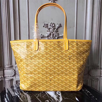 Goyard Shopping 30 Zipper Yellow Bag 8530