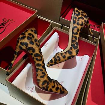 Christain Louboutin So Kate Heels Leopard Printed 8537