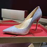 Christain Louboutin So Kate Heels Silver 8538 - 2