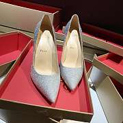 Christain Louboutin So Kate Heels Silver 8538 - 3