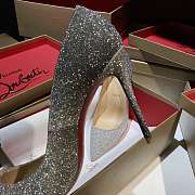 Christain Louboutin So Kate Heels Silver 8538 - 5