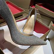 Christain Louboutin So Kate Heels Silver 8538 - 6