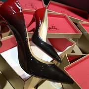 Christain Louboutin So Kate Heels Black And Red 8542 - 2