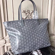 Goyard Shopping 30 Zipper Dark Gray Bag 8546 - 5