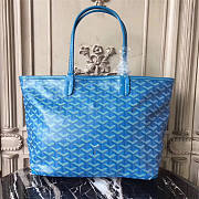 Goyard Shopping 30 Zipper Dark Blue Bag 8547 - 4