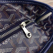 Goyard Shopping 30 Zipper Dark Navy Blue Bag 8547 - 3