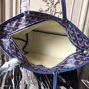Goyard Shopping 30 Zipper Dark Navy Blue Bag 8547 - 2
