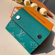 LV Discovery Compact Wallet Teal M30773 - 1