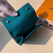 LV Discovery Compact Wallet Teal M30773 - 4