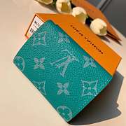 LV Discovery Compact Wallet Teal M30773 - 2