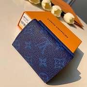 LV Discovery Compact Wallet Navy M30773 - 3