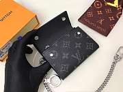 LV Discovery Compact Wallet Black Chain M30773 - 4