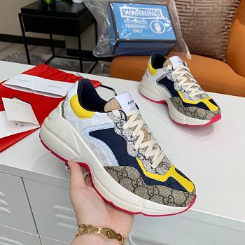 Gucci sneaker ophidia yellow 8584