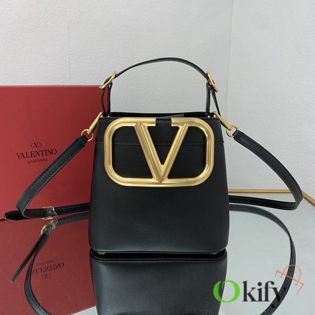Valentino Supervee 20 Top Handle Bag Black - 1