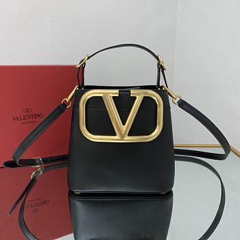 Valentino Supervee 20 Top Handle Bag Black