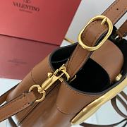 Valentino Supervee 20 Top Handle Bag Brown - 3
