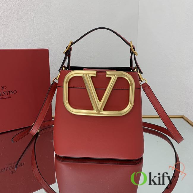 Valentino Supervee 20 Top Handle Bag Red - 1