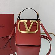 Valentino Supervee 20 Top Handle Bag Red - 1