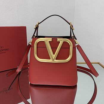 Valentino Supervee 20 Top Handle Bag Red