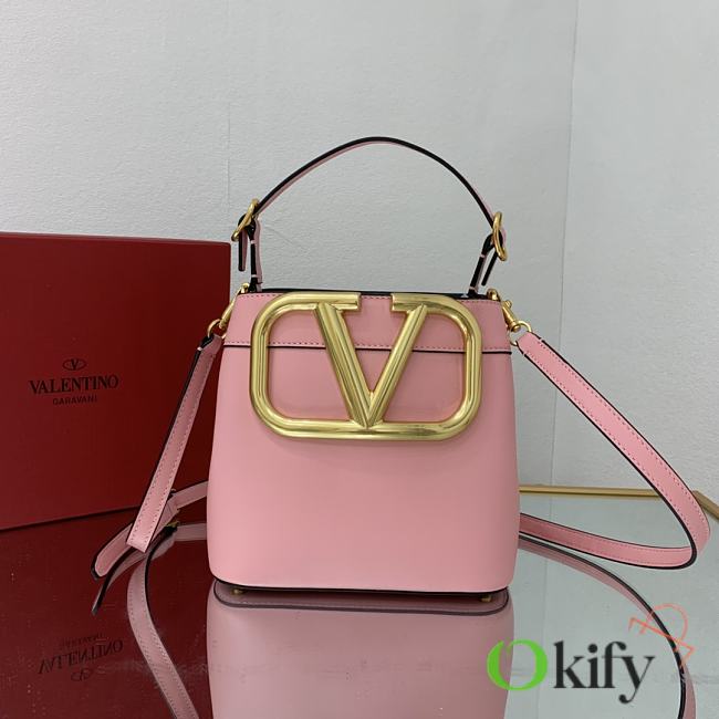Valentino Supervee 20 Top Handle Bag Pink - 1