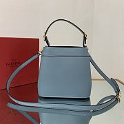 Valentino Supervee 20 Top Handle Bag Blue - 6