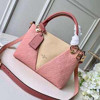 Louis Vuitton V Tote BB 27 Empreinte Pink