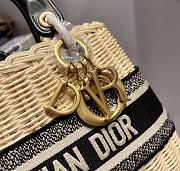 Dior Wicker 24 Oblique Canvas Handbag - 2