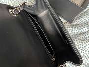 Chanel Mini Flap Bag 17 Black Lambskin Square   - 2