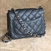 Chanel Mini Flap Bag 17 Black Caviar Square - 5