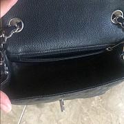 Chanel Mini Flap Bag 17 Black Caviar Square - 4