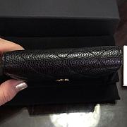 Chanel Classic Quilted Zip Coin Purse Black - 4