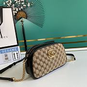 Gucci Marmont GG Canvas Medium 24 Shoulder Bag Black - 4