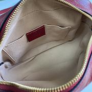 Gucci Marmont GG Canvas Small 18 Shoulder Bag Red - 6