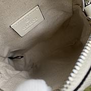 Gucci Shoulder Bag Embossed White Leather 8691 - 3