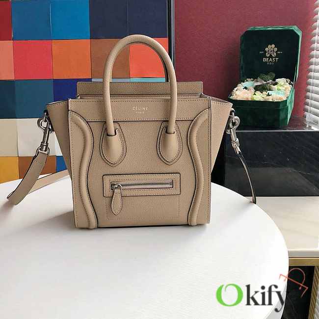 BagsAll Celine Leather Micro Luggage Z1059 20cm - 1