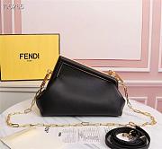 Fendi First Small 26 Black Lambskin - 2