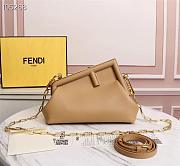 Fendi First Small 26 Beige Lambskin - 1