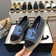 Chanel Espadrilles Shoes Blue 8727 - 2