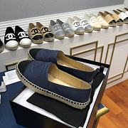 Chanel Espadrilles Shoes Blue 8728 - 2