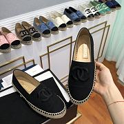 Chanel Espadrilles Shoes Black 8729 - 6