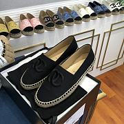 Chanel Espadrilles Shoes Black 8729 - 3