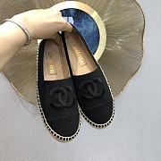 Chanel Espadrilles Shoes Black 8729 - 2