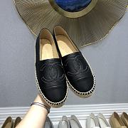 Chanel Espadrilles Shoes Black 8730 - 3