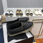 Chanel Espadrilles Shoes Black 8731 - 6