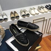 Chanel Espadrilles Shoes Black 8731 - 4