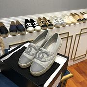 Chanel Espadrilles Shoes Gray 8732 - 2