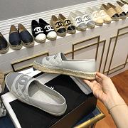 Chanel Espadrilles Shoes Gray 8732 - 5