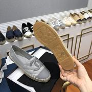 Chanel Espadrilles Shoes Gray 8732 - 6